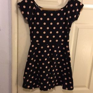 Polka Dot Skater Dress